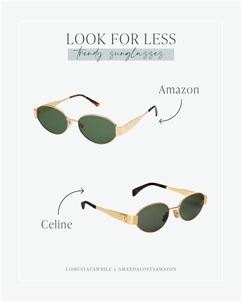 celine triomphe sunglasses look alike|The 8 Best Designer Sunglasses Lookalikes to Shop On Amazon .